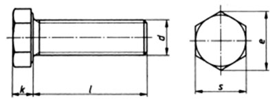 ISO 8676 Full Threaded Hex Cap Screws ISO 8676 Full Threaded Hex Cap Screws