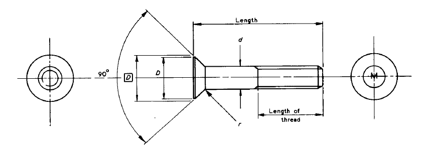 BS 4933 90° Countersunk Head Bolts and Screws